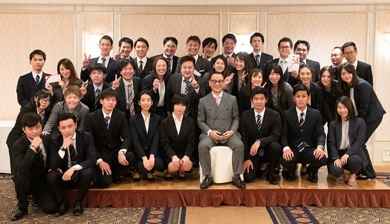 エクセリ集合写真 株式会社エクセリ社員の集合写真